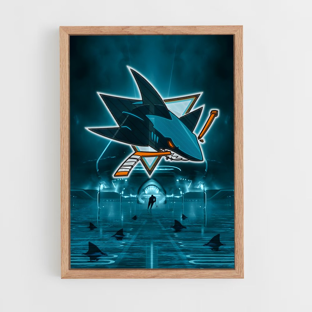 Poster Nageur Étoilé – affiche Hockey sur glace (vue 4)